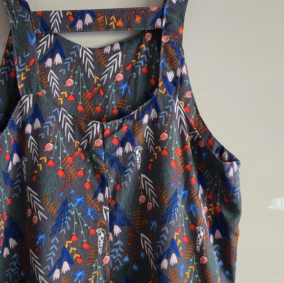 A Shappe Vintage Shift Floral Print Midi Dress - Picture 9 of 15